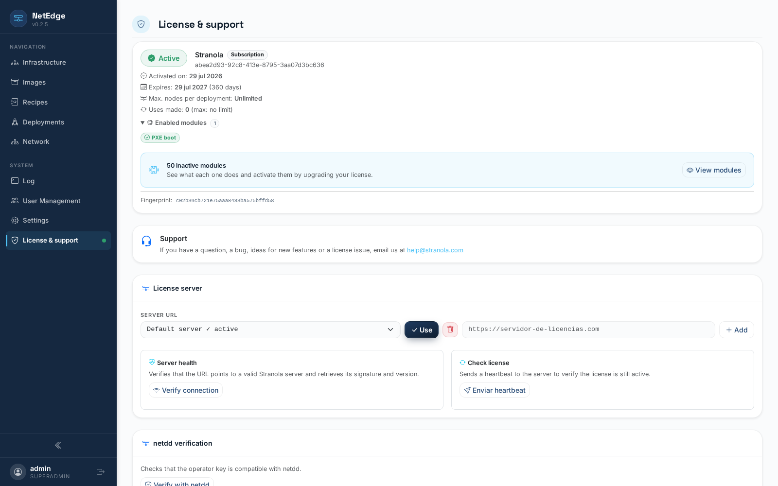 License Server Card