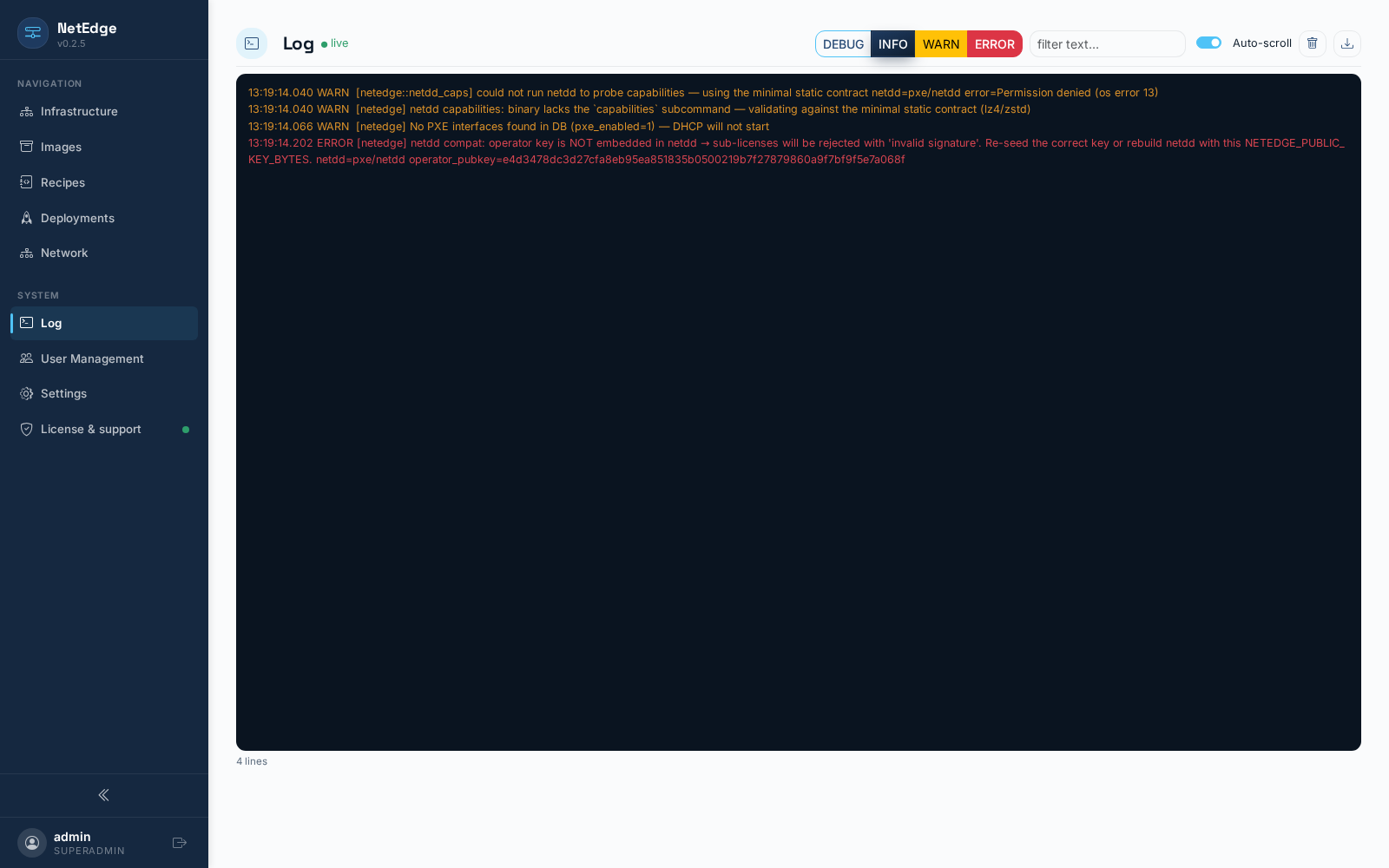 Log Page